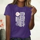 thumbnail image 2 of Blusa informal de manga corta con cuello redondo y estampado suelto de verano para mujer con estilo OAVQHLG3B Store  lin121212, 2 of 4