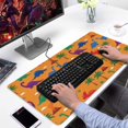thumbnail image 2 of Long Mouse Pads for Desk,Orange Dinosaur Volcano Pattern Desk Mats on Top Of Desks, Desk Mouse Pad Extra Large with 3mm Non-Slip Base and Stitched Edge for Gaming,Office,Work,Home 31.5"x15.7", 2 of 6