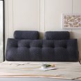thumbnail image 3 of REK Turtle Hair Granules Bedside Triangle Large Cushion Multifunctional Correction Soft Backrest Removable And Washable, 3 of 4