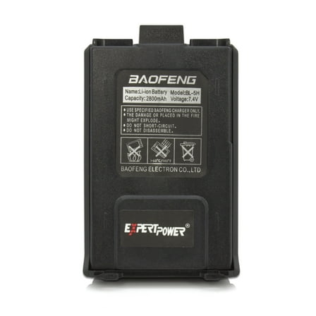 7.4V 2800mAh Li-ion Original  BAOFENG BL-5  Li-Ion Rechargeable Battery  For  Baofeng All  UV-5R Series and BF-F8 BF-F9 Series Portable