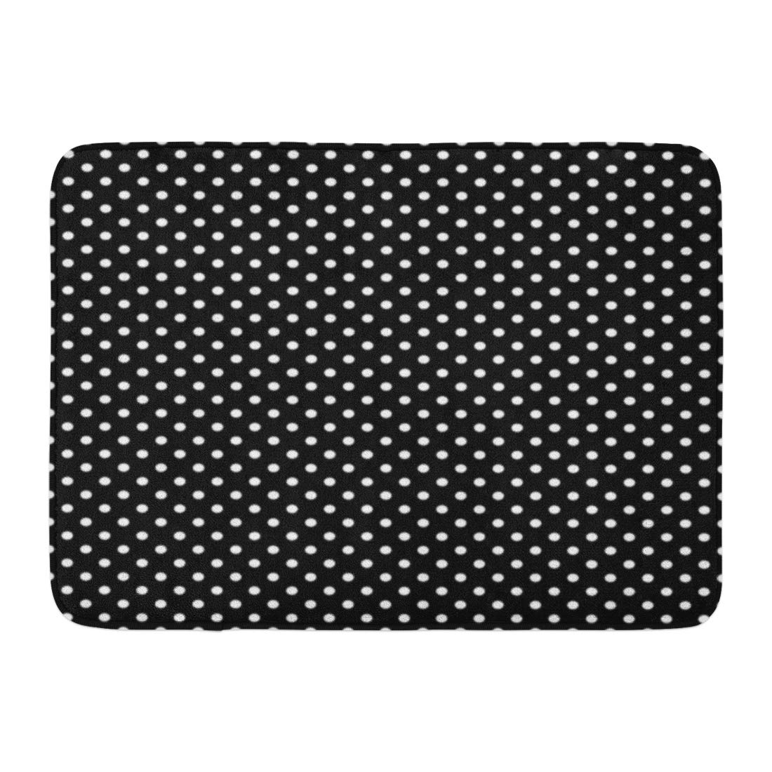 POGLIP Polkadot Black and White Polka Dot Pattern Dark Digital