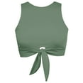 thumbnail image 4 of Sakmal Plus Bathing Suit for Women Green Swimwear Tops Sexy Wireless Womens Swimsuits, 4 of 5