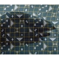 thumbnail image 4 of oneOone Viscose Chiffon Fabric Diamond & Triangle Geometric Decor Fabric Printed BTY 42 Inches Wide, 4 of 4