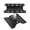Black, variant on YAHHU Heightening Work Stand Assembly Platform 360 Degree Rotate Repair Station Blue Replacement for TRX4 Axial SCX10 Tamiya HSP 1/8 1/10 Remote Control Scale Cars Trucks