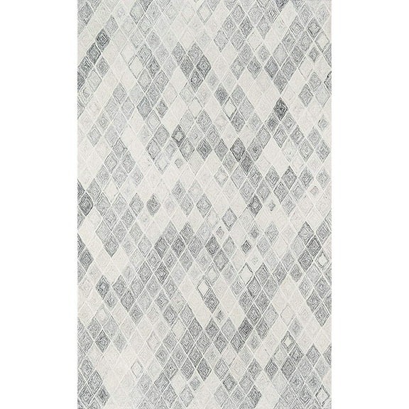 Momeni Cortland Hand Tufted Wool Grey Area Rug 2' X 3'