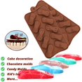 thumbnail image 2 of Moldes de silicona para chocolate para coche, molde de silicona para decoración de tartas, gelatina, caramelo, fondant, resina, 2 unidades, 2 of 5