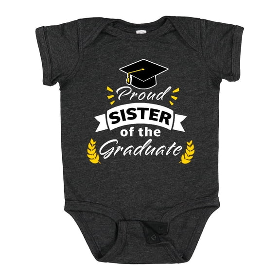 Inktastic Family Graduation-proud Sister of the Graduate Boys or Girls Baby Bodysuit