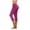 Hot Pink, variant on DDAPJ pyju Black Capri Leggings for Women 3/4 Length High Waisted Workout Yoga Pants Workout Gym Stretchy Tights Basic Solid Seamless Athletic Legging Navy S