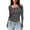 Dark Gray, variant on Women's One Off Shoulder Long Sleeve Top Ruched Going Out Tops Slim Fit Shirt Crop Sexy Blouse, Beige S