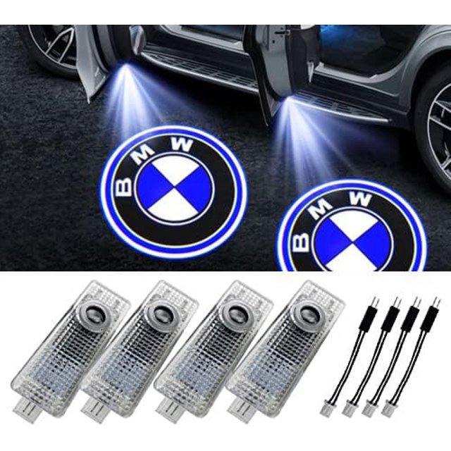 Bildörr LED-ljusprojektor, 4-pack 3D spökljus uppgrading welc_qudddd