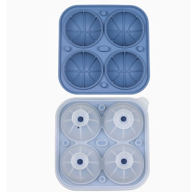 1 pieza de bola de hielo, molde for cubitos de hielo, caja de hielo, bandeja de hielo con forma de bola de silicona, molde for bolas de hielo, bandeja de hielo de silicona