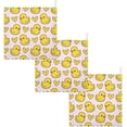 thumbnail image 7 of 5 PCS Baby Duck with Heart Baby Muslin Washcloths, Cute Soft Absorbent Face Towel Burp Cloths Cotton Bath Wipes Infant Wash Cloth for Newborn Boys Girls, 7 of 7