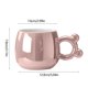 thumbnail image 3 of Fiudx Taza de Cerámica, Taza de Café con Asa Elegante, Recipiente de Agua Versátil, Diseño Elegante Disponible En Varios Colores, Uso En La Oficina En Casa, Regalo Perfecto para Amigos y Familiares., 3 of 6