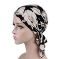 thumbnail image 4 of Women Scarf Beanie Turban Hat Cancer Chemo Hat Head Wrap Cap Printed Headwear 9, 4 of 8
