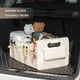 thumbnail image 2 of Organizador de maletero de coche JiaTua plegable con varios compartimentos, color beige, 2 of 9