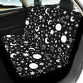 thumbnail image 3 of Xoenoiee Celestial Sun Moon Crescent Star Print Car Seat Covers for Front and Rear 4 Pcs Set, Vehicle Bucket Seat & Split Bench Seat Covers, Universal Fit, 3 of 6
