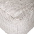 thumbnail image 4 of Parkland Collection Lina Transitional White Pouf, 4 of 4