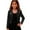 1-Black840, variant on Girls Glitter Sequins Blazer Formal Party Cardigan Suit Jacket, Sizes 9-10