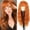 Orange, variant on YSGFHGJW Human Hair Wig,Long Curly Wig With Bangs Hair Wig For Women Synthetic Natural Wig Various Colors Available Daily Wear Party And Cosplay Soft Wig,Orange