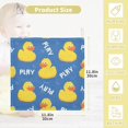 thumbnail image 2 of 5 PCS Cool Duck Baby Muslin Washcloths, Soft Absorbent Face Towel Burp Cloths Cotton Bath Wipes Infant Wash Cloth for Newborn Boys Girls, 2 of 7