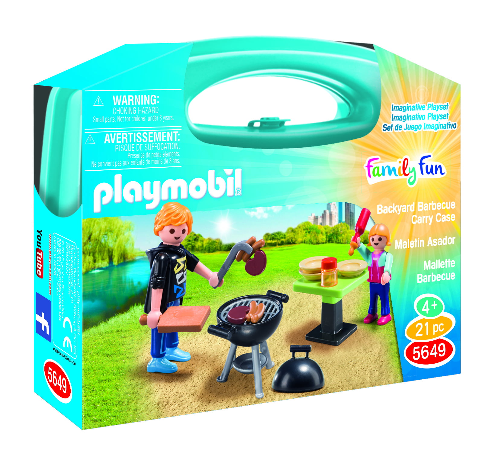 Playmobil Accessoire BBQ Barbecue Rond Grillades Viandes & Accessoires NEW 