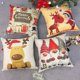 thumbnail image 4 of 4 Uds. Fundas de almohada decorativas navideñas de 45x45cm, fundas de almohada para sofá, funda de cojín cuadrada de lino y algodón para sofá, cama y coche, 4 of 5