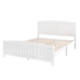 thumbnail image 6 of ChenyueFurn Queen Size Platform Bed, Solid Wood Frame with Support Slats,White, 6 of 10