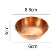 thumbnail image 2 of Plat de Sauce en Acier Inoxydable de Qualité Alimentaire Récipient Empilable Réutilisable Sans Bpa pour Tremper Sauce Assaisonnement Collations, 2 of 8