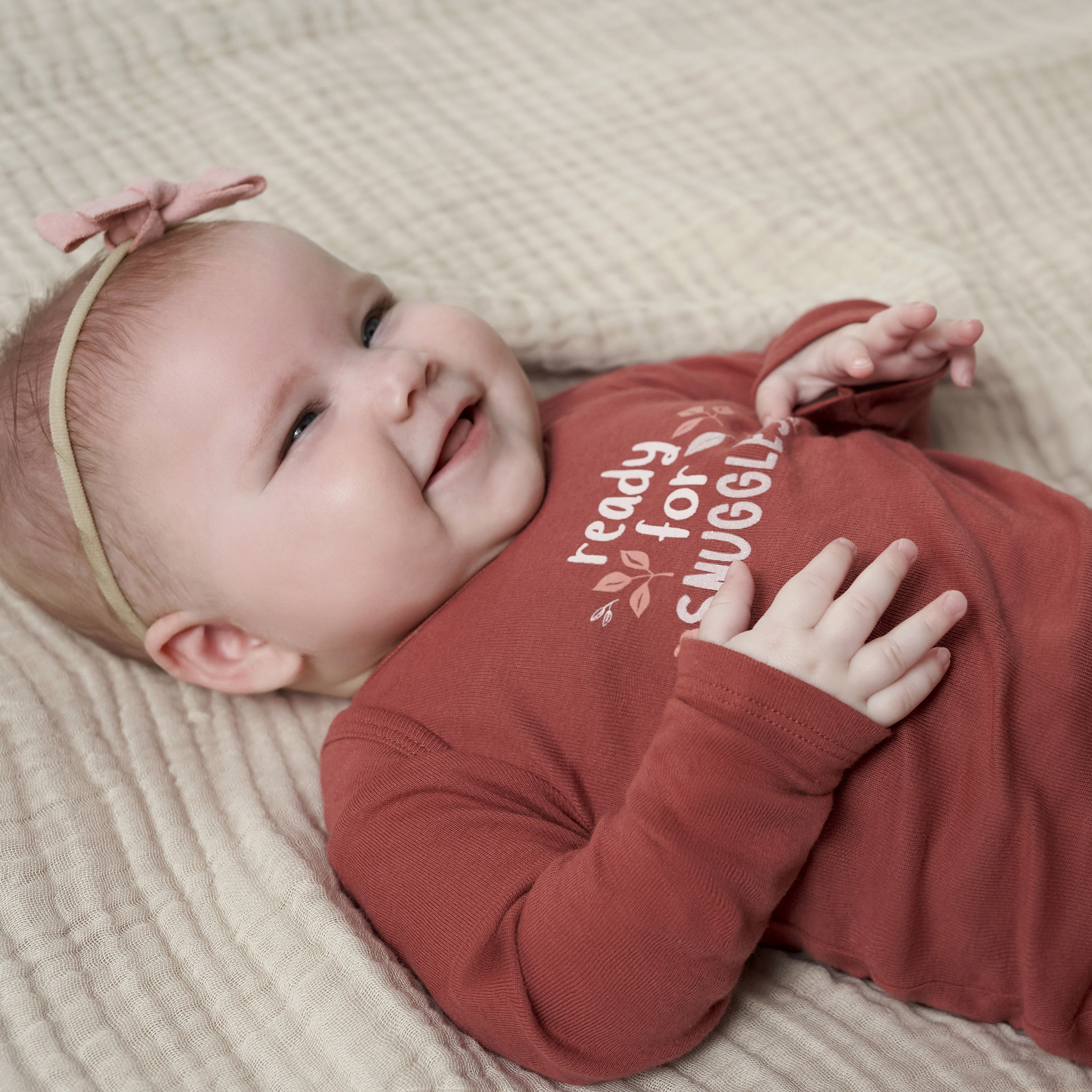 Gerber Baby Gender Neutral Long Sleeve Onesies Bodysuits, 6-Pack, Sizes Newborn - 12 Months