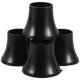 thumbnail image 4 of Long Pole Umbrella Replacement Tops for Rain Protection 4Pcs Black PVC, 4 of 5