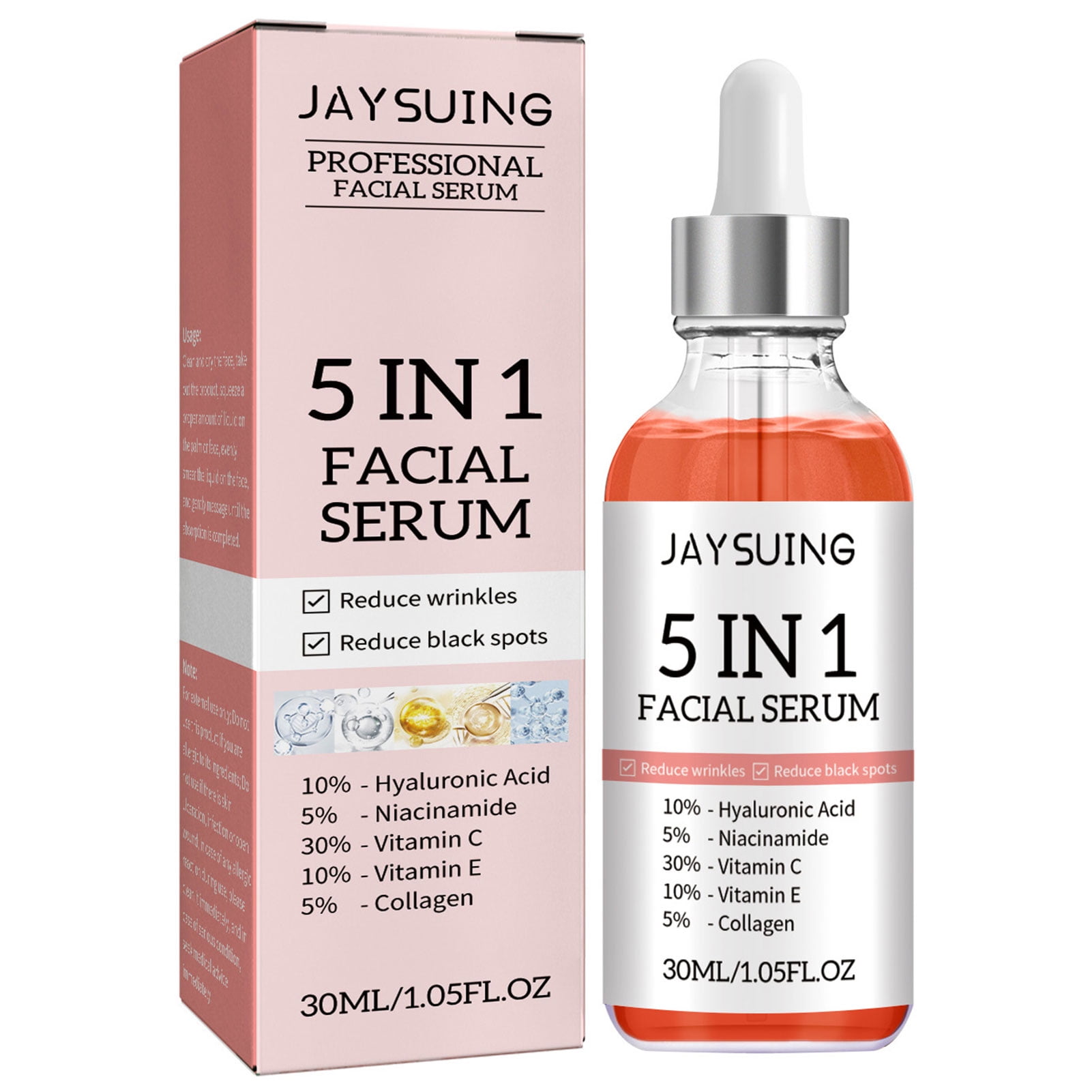 Vitamin C Serum for Face Anti Aging Serum with Hyaluronic Acid for Dark
