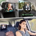 thumbnail image 2 of Infant Car Mirrors Baby Rear Facing Seat,Car Seat Mirrors Baby Rear Facing, Shatterproof, Easy Assembled., 2 of 5