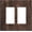 Brown Dark Wood Plank Rustic Vintage Print, variant on Brown Dark Wood Plank Rustic Vintage Print Decorative Outlet Covers 2 Gang Double GFCI Rocker Electrical Wall Panels Light Switch Cover Plate for Farmhouse Home Decor