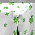 thumbnail image 4 of Shamrock Dog Crate Cover, Saint Patrick Day Theme with Clover Leaf Royal Irish Tradition Classic Pattern, Easy to Use Pet Kennel Cover Small Dogs Puppies Kittens, 7 Sizes, Green White, by Ambesonne, 4 of 6
