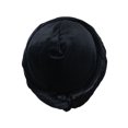 thumbnail image 4 of nipocaio 1 piece men's gold velvet solid headband cap black braid cap, 4 of 5