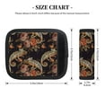 thumbnail image 2 of Luggage Handle Wraps for Suitcase - Suitcase Tags Identifiers for Suitcases, Embroidery Funny Chameleon Flower Fun Luggage Handle Covers, Travel Luggage Accessories Essentials for Flying, 2 of 6