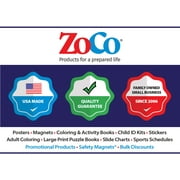 ZoCo: Four Types of Sexual Harassment Workplace Poster - Laminated, 12 x 18 in.