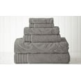 thumbnail image 2 of Modern Threads Medallion Jacquard 6-Piece Cotton Adult Bath Towel Set, Platinum, 2 of 2