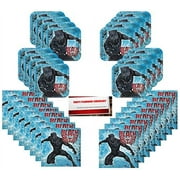 Black Panther Birthday Party Supplies Bundle Pack for 16 (Plus Party Planning Checklist by Mikes Super Store)