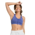 thumbnail image 1 of Jockey  Seamfree  Mid Impact Zip Front Sports Bra, 1 of 1