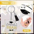 thumbnail image 3 of 30 Pcs 2026 Graduation Keychains Bulk, Congrats Grad Acrylic Keychains with Tassels, Class of 2026 Party Favors, Lightweight Keyring Gifts for Students Graduation Celebration Supplies, 3 of 7