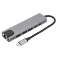 thumbnail image 1 of LAFGUR Expansion Dock,Docking Hub 6 In 1 Type‑C To High‑Definition Multimedia Interface USB3.0 PD Expansion Dock For Transfer Data,USB Hub, 1 of 8