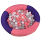 thumbnail image 3 of Bolsa con 300 pelotas de colores mixtos de niña | Pelotas aptas para bebés | Pelotas Libres de Plomo | Didacticos ALABIO TOYS bolsa de pelotas/ color rosa, gris, blanco y transparente/desarrollo para bebés, 3 of 4
