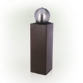 thumbnail image 6 of Alpine Corporation 10" x 37" Plug-In Cascading Metal Orb Fountain, Brown/Silver, 6 of 11