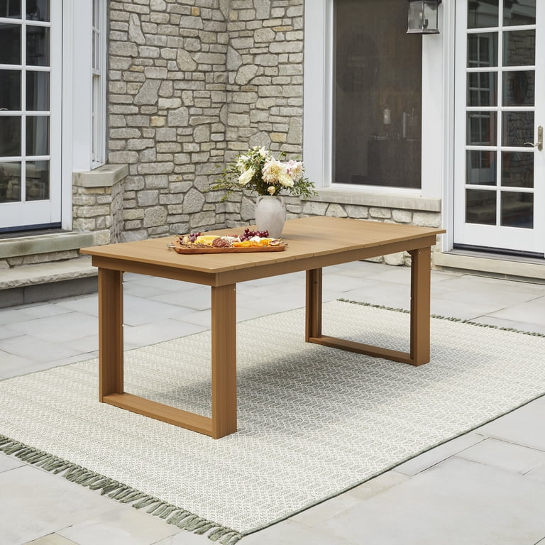 Better Homes & Gardens Ezra 6-Piece Outdoor HDPE Dining Set with
