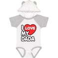 thumbnail image 3 of Inktastic I Love My Dada Boys or Girls Baby Bodysuit, 3 of 5