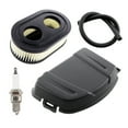 thumbnail image 3 of Air Filter Cover & Air Filter For Briggs & Stratton 093J02 09P700 103M02 Rep 593260 594106 798452 Mower Spark Plug, 3 of 6