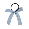thumbnail image 4 of Unique Bargains 1 Pc Fashion Solid Bow Ribbon Hair Elastic Band Blue, 4 of 5