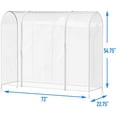 thumbnail image 5 of SimpleHouseware Clear 72" Garment Rack Cover under Dustproof and Waterproof, PEVA, 5 of 5