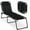 Black, variant on Gymax Folding Beach Lounger Chaise Lounge Chair w/ Pillow 4-Level Backrest Black
